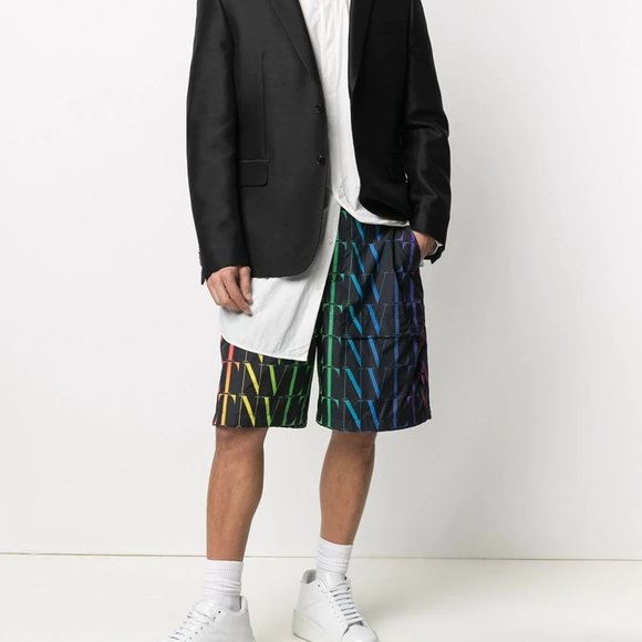 Valentino VLTN print Bermuda shorts